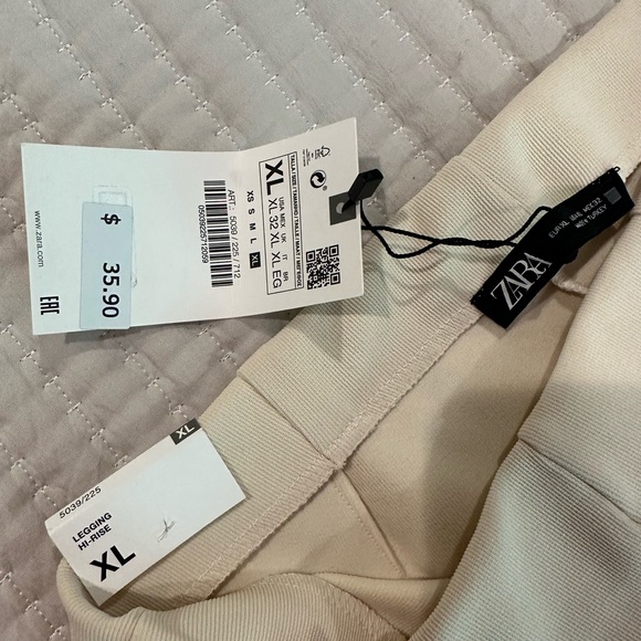 NWT Zara High Rise Legging - Picture 3 of 3